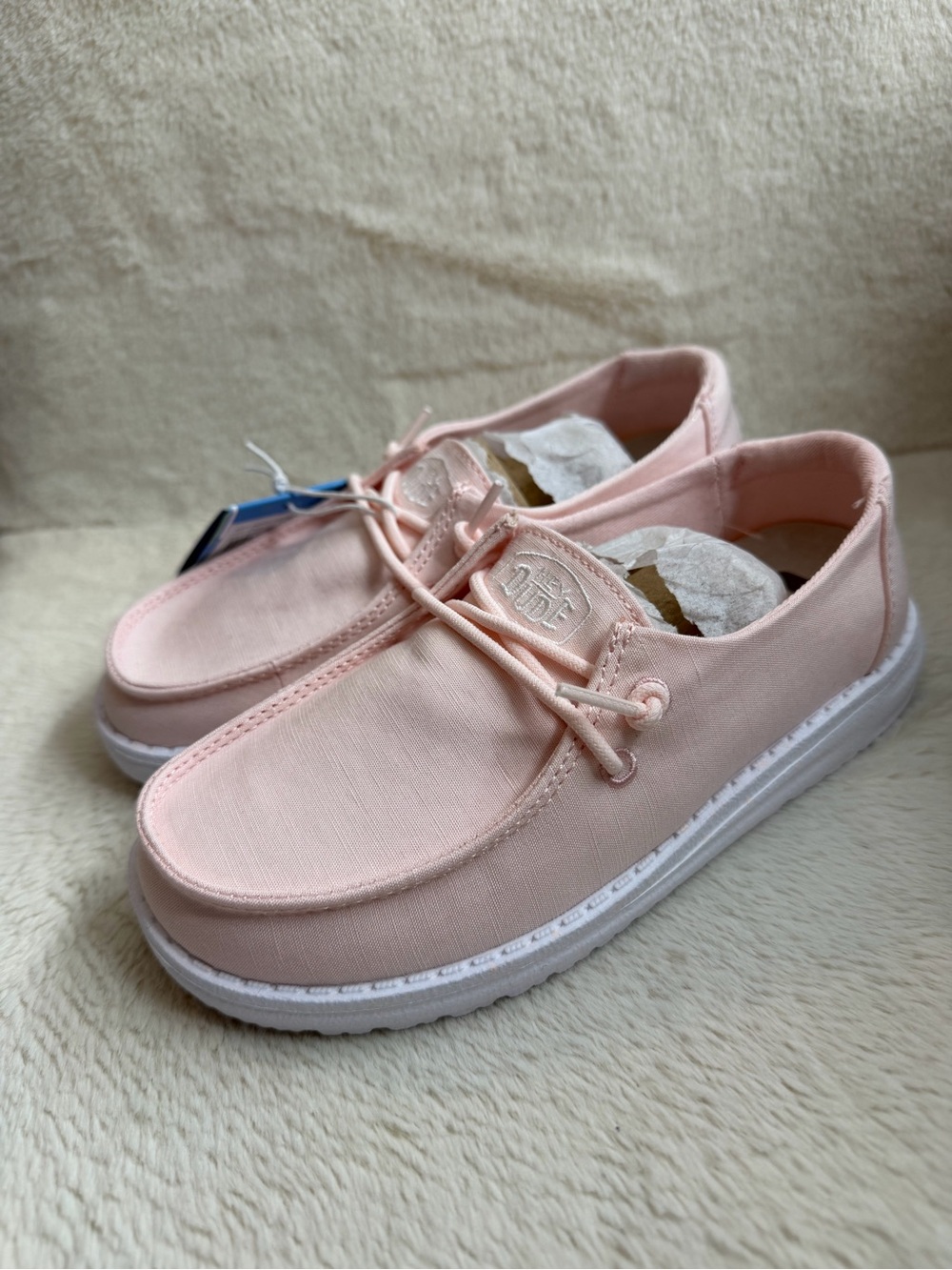 Hey Dude Wendy Slip-On Sneakers in Light Pink